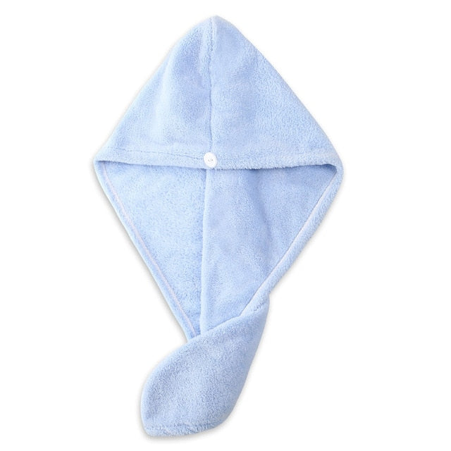 HairCap - Toalha Micro Fibra Mágica Super Absorção de Secagem