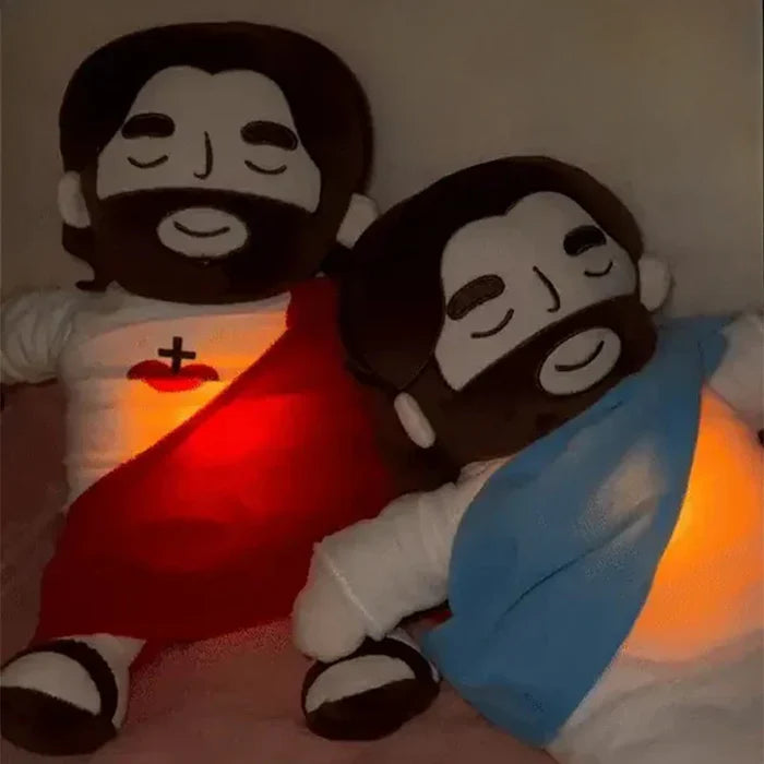 Divino Soninho - Jesus Pelúcia que Abraça com Fé e Acalma a Alma