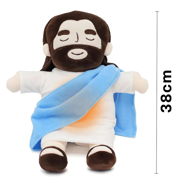 Divino Soninho - Jesus Pelúcia que Abraça com Fé e Acalma a Alma