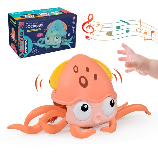 Caranguejo e Molusco Kids com Sensor de Obstáculos | Musicas e Luzes