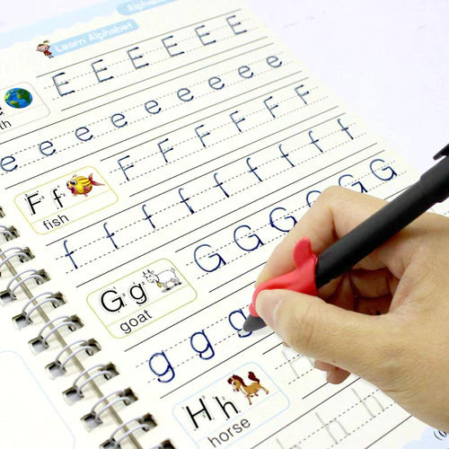 Caderno Mágico 3D Caligrafia Perfeita Reutilizável Criativa