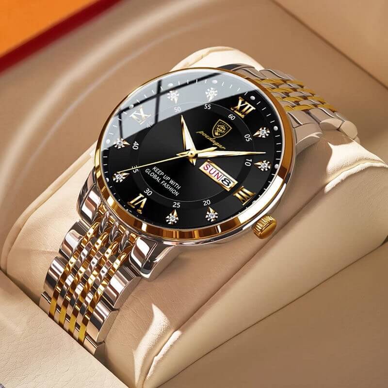 Relógio Crystal Date Premium