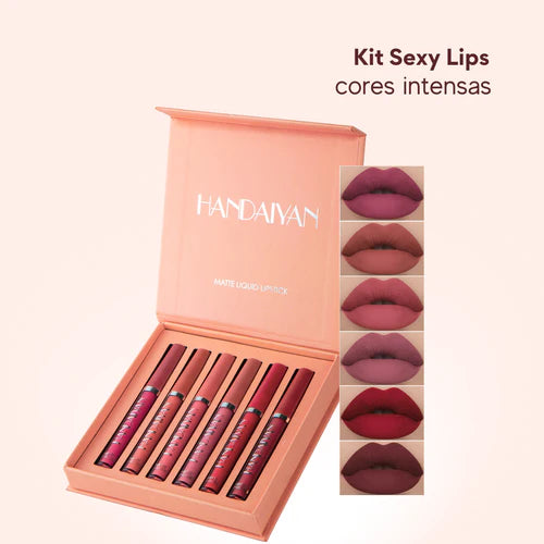 Kit Batons Matte Sexy Lips [PAGUE 3 LEVE 6]