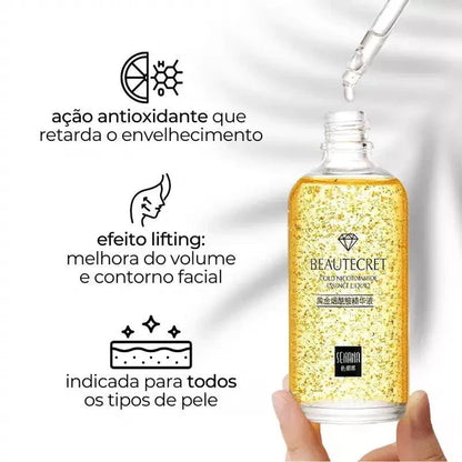 Beautecret - Sérum Facial 24K Gold Hialurônico Vitamina C