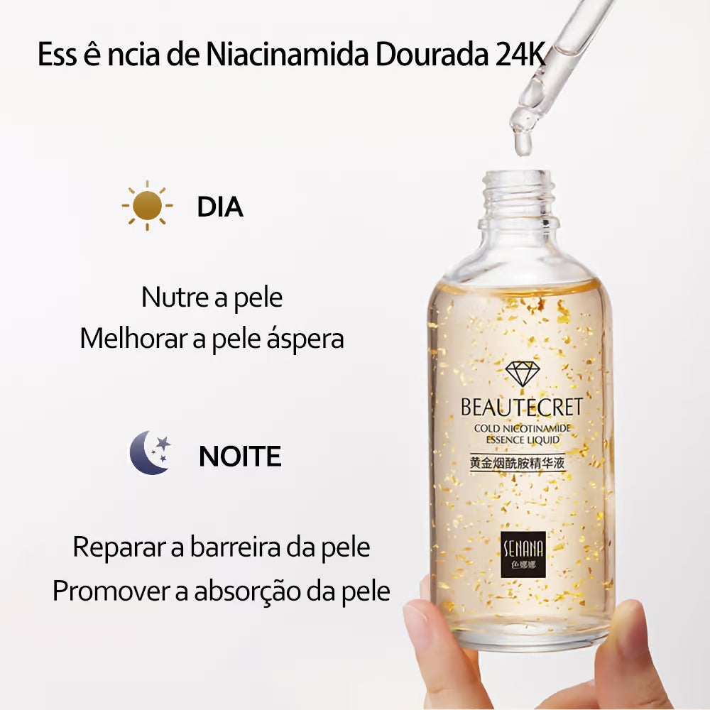 Beautecret - Sérum Facial 24K Gold Hialurônico Vitamina C