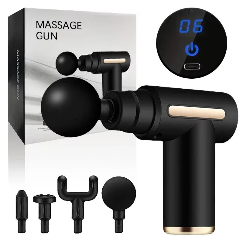Relax Gun - Massageador 4 em 1 Muscular Portátil