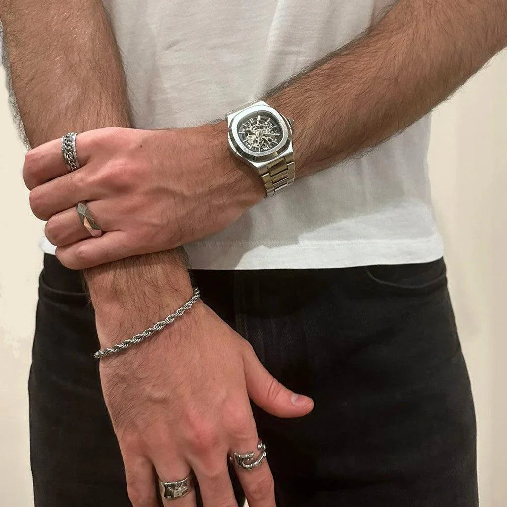 Relógio Skeleton Luxe Premium