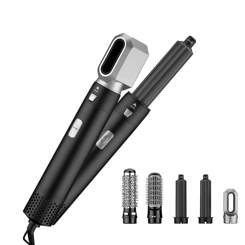 Vibely Hair - Escova 5 em 1 Profissional (Seca, Alisa, Cacheia, Modela e Ondula)