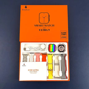 Relógio Smartwatch Series 9 [7 Pulseiras + Case]