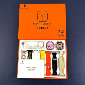 Relógio Smartwatch Series 9 [7 Pulseiras + Case]