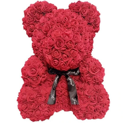 Urso de Pelúcia Flor Flowers - 520 Rosas