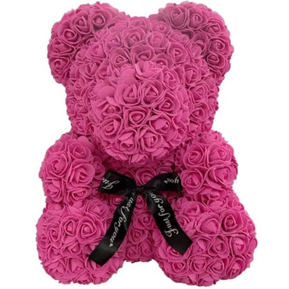 Urso de Pelúcia Flor Flowers - 520 Rosas