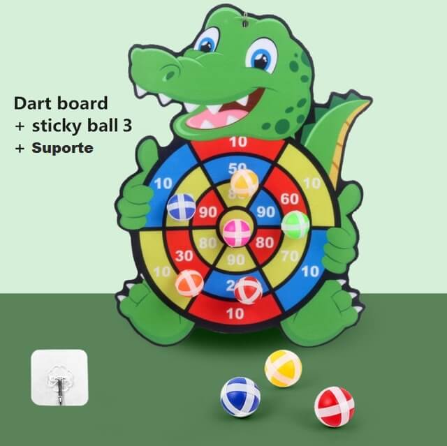 Bola ao Alvo Jogo Interativo e Divertido Montessori - Dart Board