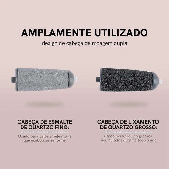 Callus Clean - Lixa Removedora de Calos Recarregável Portátil [Versão 2025]