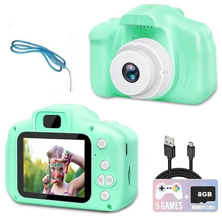 CamKids - Câmera Digital HD Infantil Interativa Educacional + Brinde