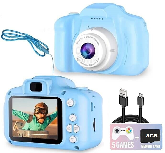 CamKids - Câmera Digital HD Infantil Interativa Educacional + Brinde