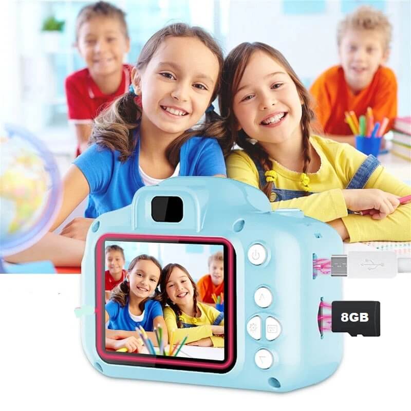 CamKids - Câmera Digital HD Infantil Interativa Educacional + Brinde