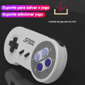 Vídeo Game Nintendinho 4K com 1500 Mil Jogos Retrô 2 Controles Original loja deepbel