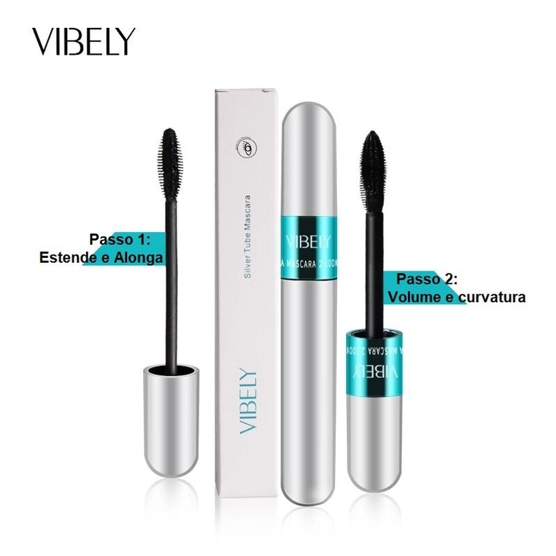 VibelyPRO - Alongador de Cílios 2 em 1 Prova de Água